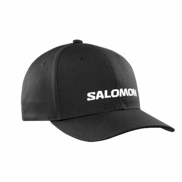 Шапка Salomon Logo Deep Черен Един размер