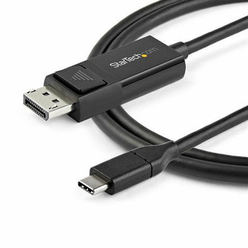 Адаптер за USB C към DVI Startech CDP2DP2MBD Черен