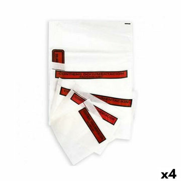 Φάκελοι Sam DOCUFIX C6 Λευκό πολυαιθυλένιο 17,5 x 13,5 cm 4 Τεμάχια