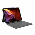 Калъф за iPad и клавиатура Logitech 920-011203 Испанска Qwerty Сив Графит QWERTY