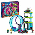 Construction set Lego City Stuntz 60361 The ultimate challenge for cascadon bikers 385 Pieces
