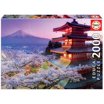 Пъзел Educa Mount Fuji Japan 16775 2000 Части