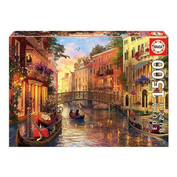 Παζλ Educa Sunset in Venezia (1500 pcs)