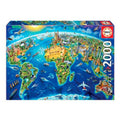 Пъзел Educa World Symbols 17129.0 2000 Части