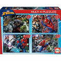 Комплект от 4 Пъзела Spiderman Educa 18102 380 Части