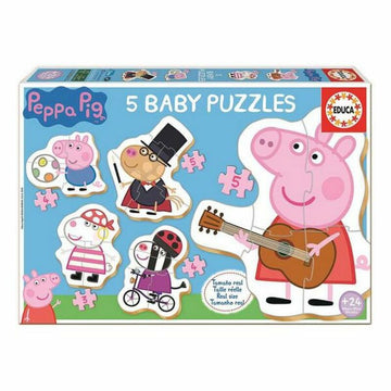 Σετ 5 Παζλ Peppa Pig Educa