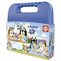 Комплект от 2 Пъзела Educa Bluey 48 Части