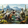 Пъзел Educa Ferocious dinosaurs 1000 Части