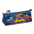Ученически несесер Hot Wheels Speed club Оранжев Морско син (21 x 8 x 7 cm)