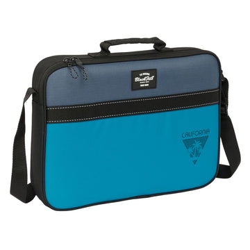 Σχολική Τσάντα BlackFit8 California Μπλε Μαύρο 38 x 28 x 6 cm