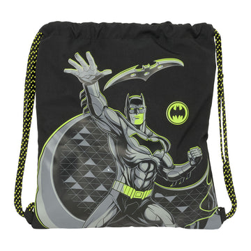 Σχολική Τσάντα με Σχοινιά Batman Game over Μαύρο 35 x 40 x 1 cm