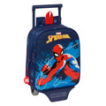 Σχολική Τσάντα με Ρόδες Spider-Man Neon Ναυτικό Μπλε 22 x 27 x 10 cm