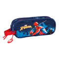 Двоен Моливник Spider-Man Neon Морско син 21 x 8 x 6 cm
