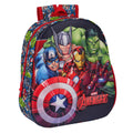 Σχολική Τσάντα The Avengers Μαύρο Κόκκινο 27 x 33 x 10 cm