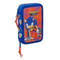 Двоен Несесер Sonic Prime Син 12.5 x 19.5 x 4 cm 28 Части