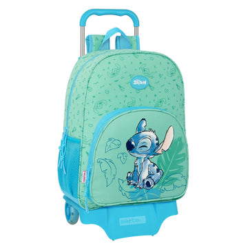 Σχολική Τσάντα Lilo & Stitch Aloha Τυρκουάζ 33 x 42 x 14 cm
