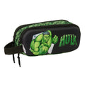 Двоен Моливник Hulk Черен Зелен 21 x 8 x 6 cm 3D