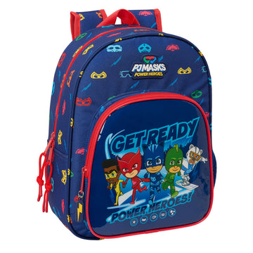 Училищна чанта PJ Masks Ready Морско син 26 x 34 x 11 cm