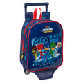 Училищна чанта с колелца PJ Masks Ready Морско син 22 x 27 x 10 cm