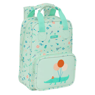 Детска раница Safta Fiesta Зелен 20 x 28 x 8 cm