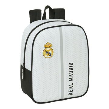 Παιδική Τσάντα Real Madrid C.F. 24/25 Λευκό Γκρι 22 x 27 x 10 cm