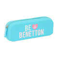 Κασετίνα Benetton Unique Ροζ Τυρκουάζ 18.5 x 7.5 x 5.5 cm
