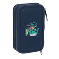 School Case with Accessories El Niño Kook Navy Blue 12,5 x 19,5 x 4 cm 29 Pieces