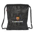 Σχολική Τσάντα με Σχοινιά F.C. Barcelona Black Μαύρο 35 x 40 x 1 cm