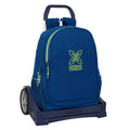 School Rucksack with Wheels Munich North Navy Blue 32 x 44 x 16 cm