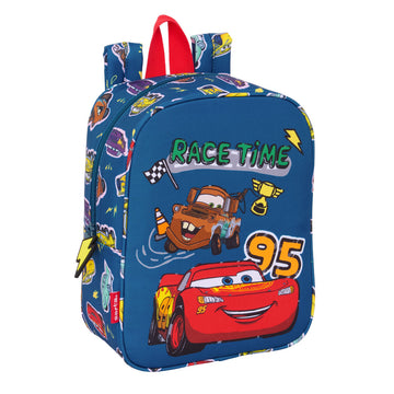 Училищна чанта Cars Racing Морско син 22 x 27 x 10 cm