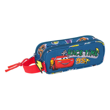 Двоен Моливник Cars Racing Морско син 21 x 8 x 6 cm