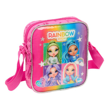 Чанта за Рамо Rainbow High Shine Многоцветен 16 x 18 x 4 cm