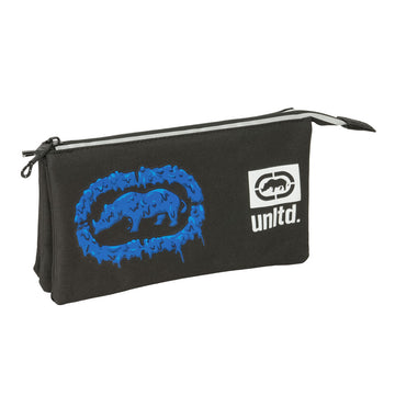 Троен Моливник Eckō Unltd. Worldwide Черен 22 x 12 x 3 cm