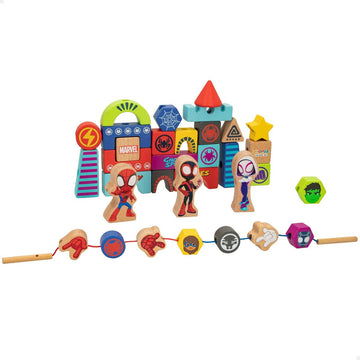 Playset Spidey Amazing Friends & Friends Дървен 35 Части