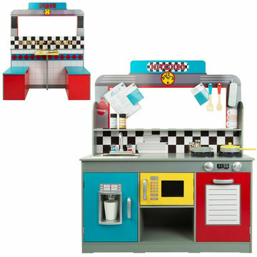 Кухня Играчка Woomax Дървен 90 x 58 x 104 cm
