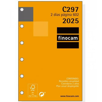 Ανταλλακτικό για ατζέντα Finocam CLASSIC C297 602 2025 7,3 x 11,4 cm