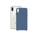 Калъф за мобилен телефон iPhone X/XS KSIX Soft Син