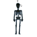 Κρεμαστή διακόσμηση My Other Me Σκελετός Φώτα Halloween νέον Σιλουέτες (90 x 30 cm)
