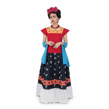 Маскировъчен костюм за възрастни My Other Me Frida Kahlo Червен