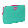 Калъф за каптоп Nait Nait Verde mint Зелен 34 x 25 x 2 cm