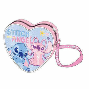 Чанта за Рамо Stitch Розов 15,0 x 14,0 x 4,0 cm