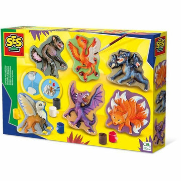 Комплект за Рисуване SES Creative Mythical creatures