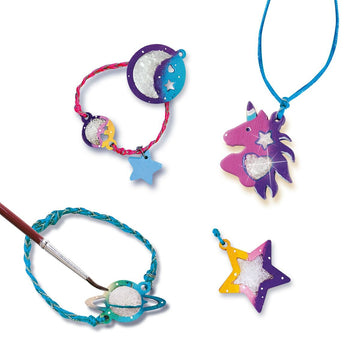 Огърлица SES Creative Crystal Galaxy Jewellery