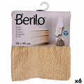 Кърпа за баня Berilo 89657 Сметана 80 % памук 20 % полиестер 50 x 90 cm (6 броя)