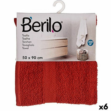 Кърпа за баня Berilo 89665 Покривна черепица 80 % памук 20 % полиестер 50 x 90 cm (6 броя)