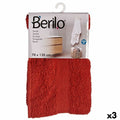 Кърпа за баня Berilo 89666 Покривна черепица 80 % памук 20 % полиестер 70 x 130 cm (3 броя)