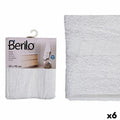 Кърпа за баня Berilo 89677 Бял 80 % памук 20 % полиестер 50 x 90 cm (6 броя)