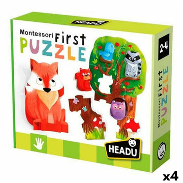 Пъзел HEADU Montessori Гора (4 броя)