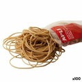 Еластични ленти Apli Кафяв Ø 8 cm (100 броя)