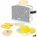 играчка Тостер Woomax 8 Части 19,5 x 12,5 x 8 cm (4 броя)